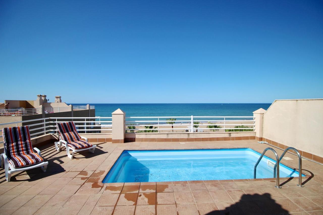 Atico Con Piscina Privada En Primera Linea Appartement Dénia Kamer foto
