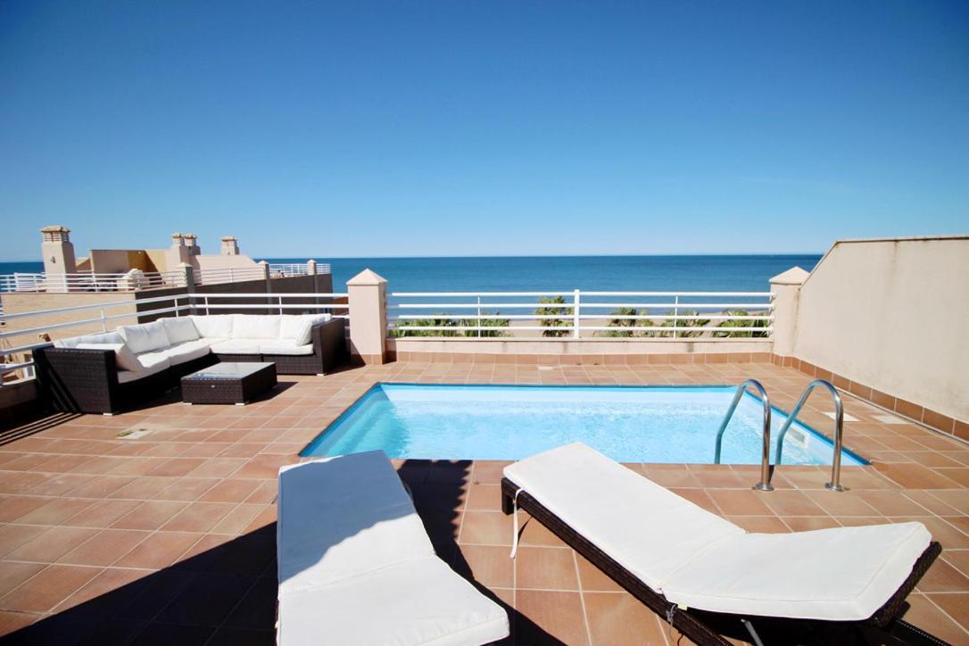 Atico Con Piscina Privada En Primera Linea Appartement Dénia Buitenkant foto