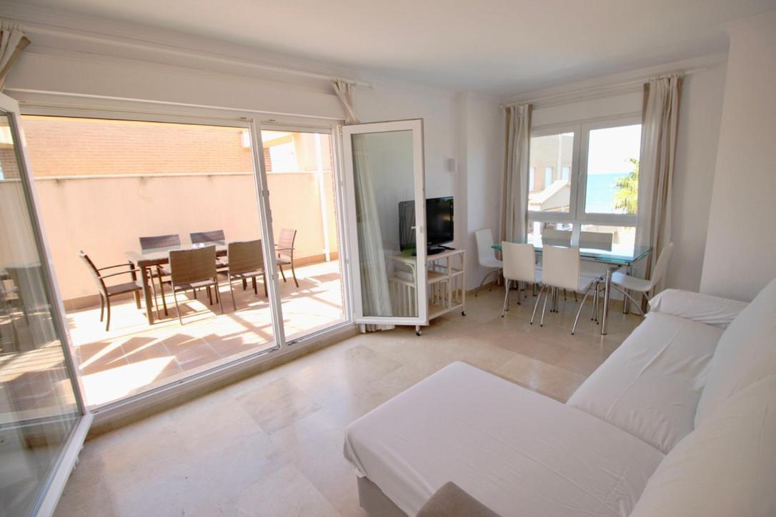 Atico Con Piscina Privada En Primera Linea Appartement Dénia Buitenkant foto