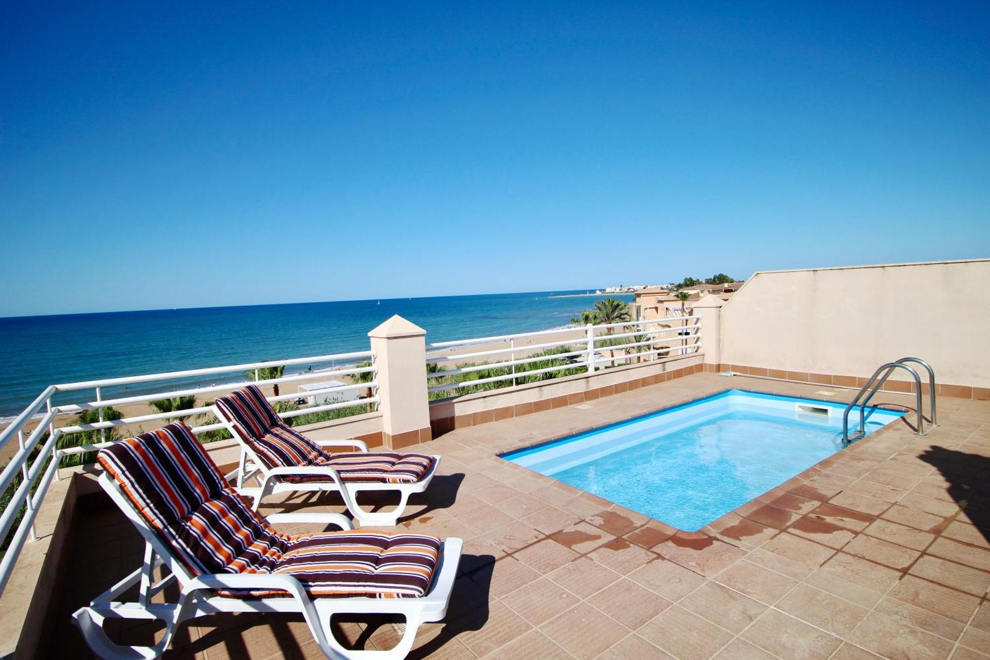 Atico Con Piscina Privada En Primera Linea Appartement Dénia Kamer foto