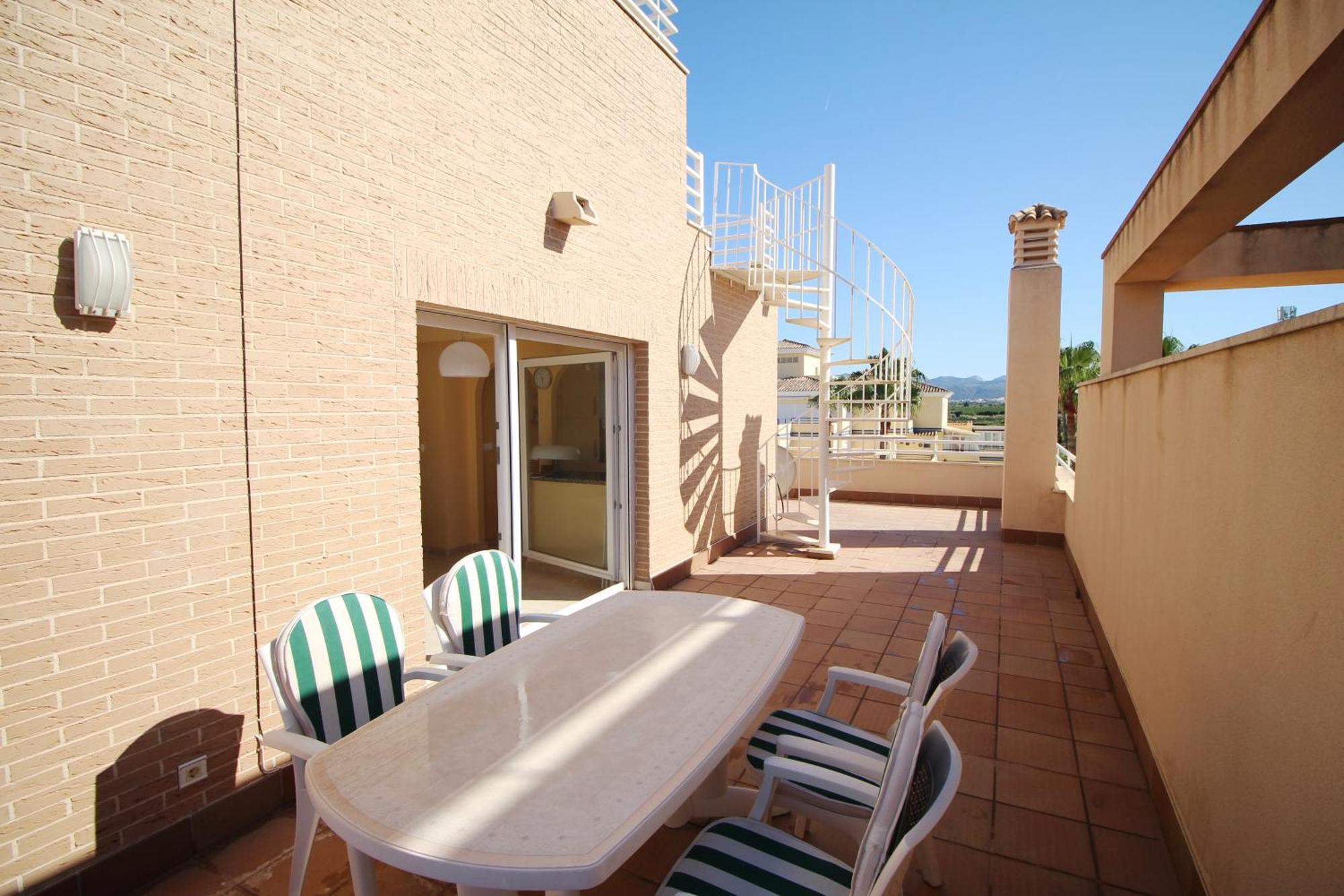 Atico Con Piscina Privada En Primera Linea Appartement Dénia Kamer foto